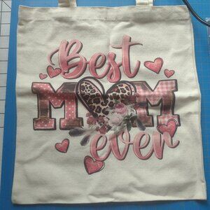 Mother themed canvas tote bag